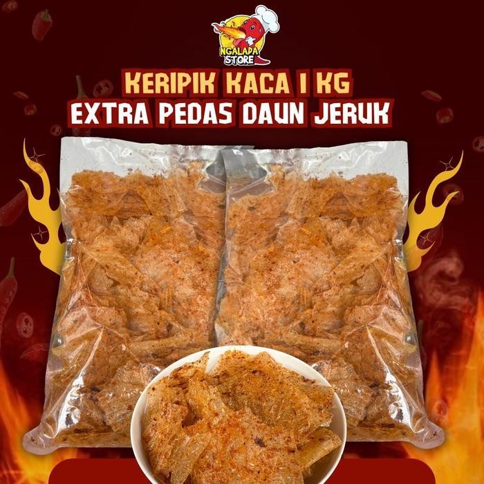 

CCF KERIPIK KACA 1KG EXTRA PEDAS DAUN JERUK