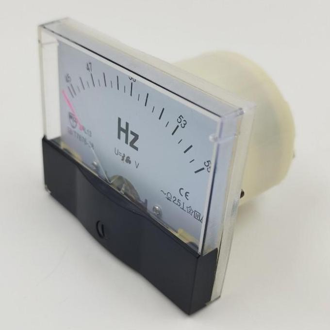 Frequency Gauge Meter 45-55 Hz Genset 69L13 8 X 6.5 Cm 45 55 Hz Denyo New Stok