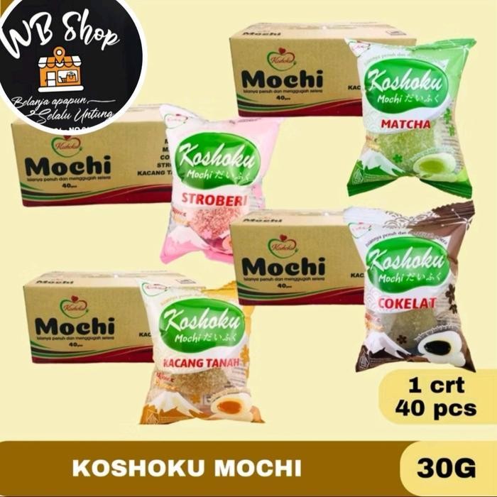 

Ccf Mochi Koshoku 1 Box Isi 50 Pcs Cemilan Chocolate Snack Food