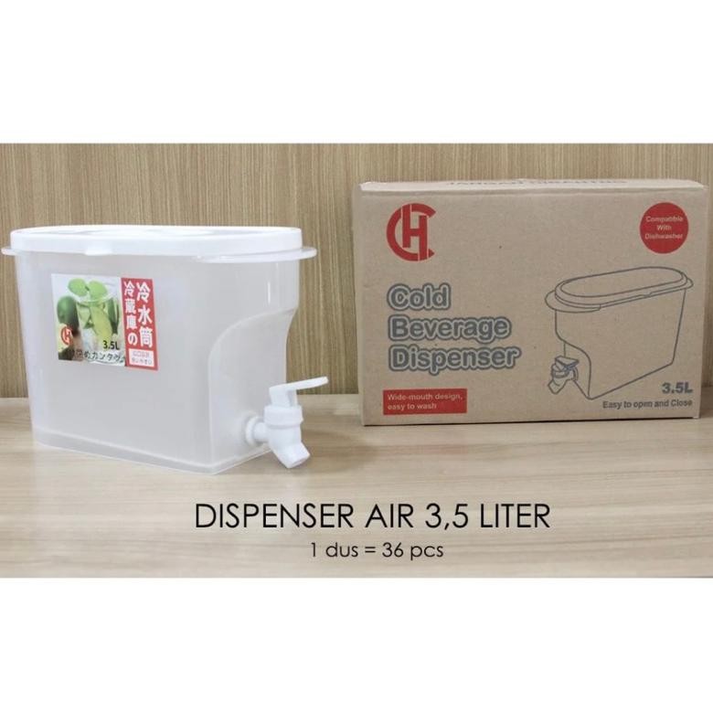 Bisa Cod Dp-Dispenser Air Minum + Kran 3.5 Liter Box Putih ||