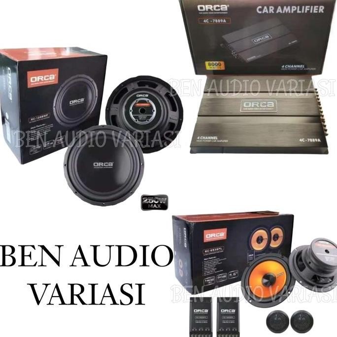 BEBAS ONGKIR - Paket Audio Mobil ORCA