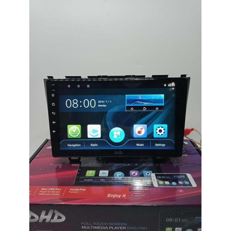 SIAP KIRIM HEAD UNIT ANDROID DHD 9 INCH + FRAME PAKET MOBIL HONDA CRV
