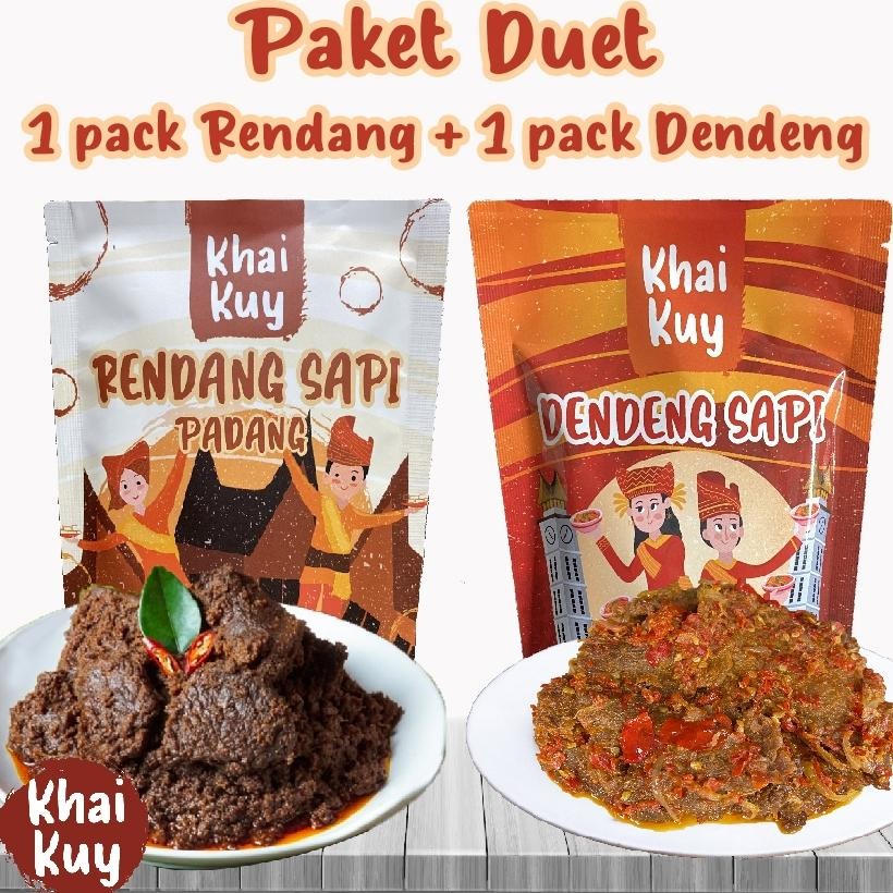 

Khaikuy - Paket Duet Rendang Sapi 150Gr & Dendang Lambok Balado 150Gr Terbaru