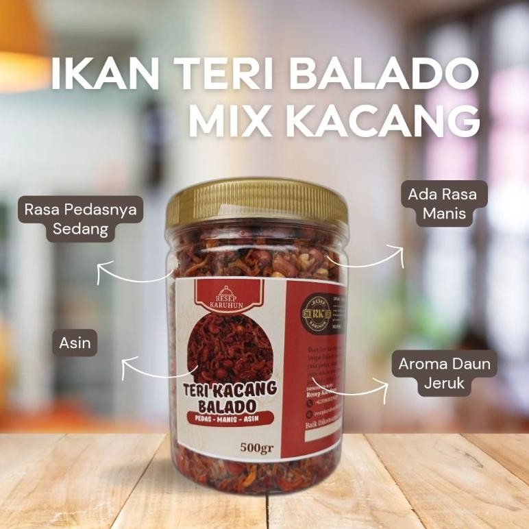 

Teri Kacang Balado Berat 500Grm Makanan Instan Tanpa Pengawet Terbaru