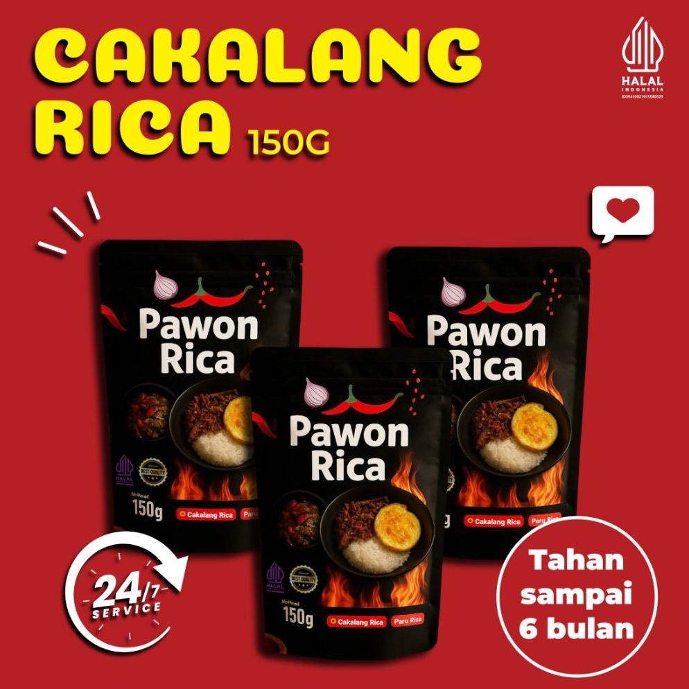 

[Mega Hemat 3 Pack] Cakalang Rica Suwir Khas Manado - Lauk Siap Saji - Makanan Siap Saji Halal By Pawonrica Nusantara Terbaru