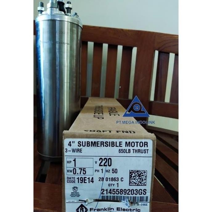 Motor Submersible Franklin 1Pk 220V