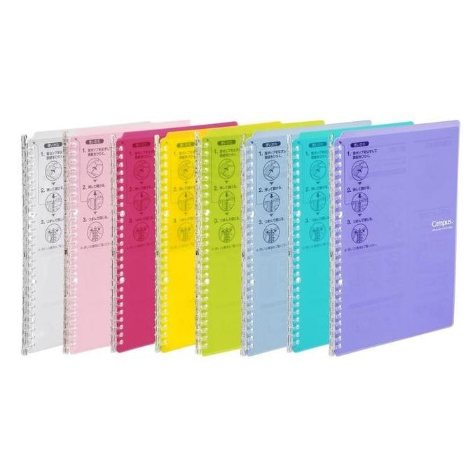 

Tersedia KOKUYO Smart Ring Binder B5 - Notebook Binder Jepang Ring Praktis