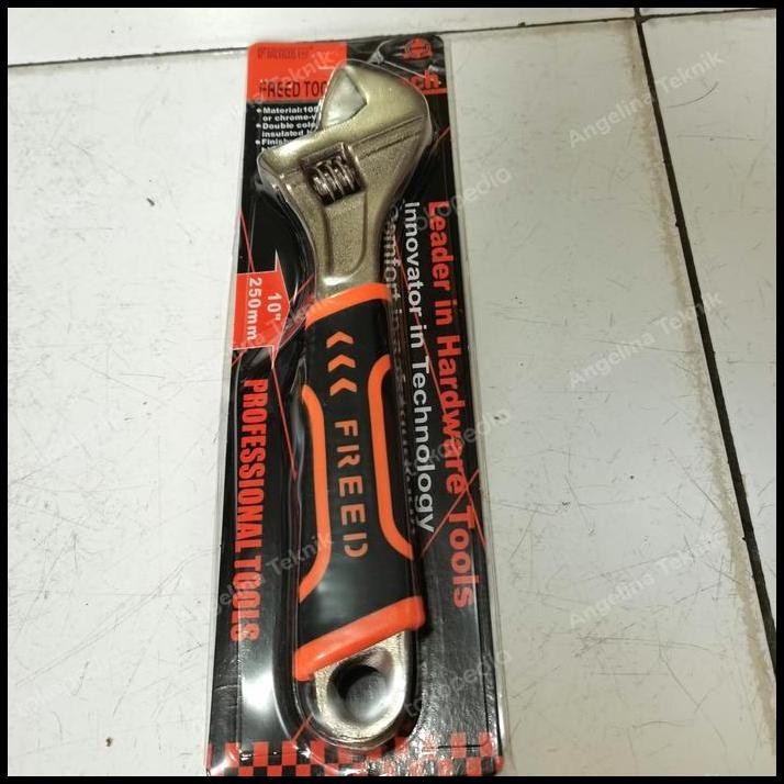 kunci Inggris 10" freed karet / kunci inggris 10" karet Freed