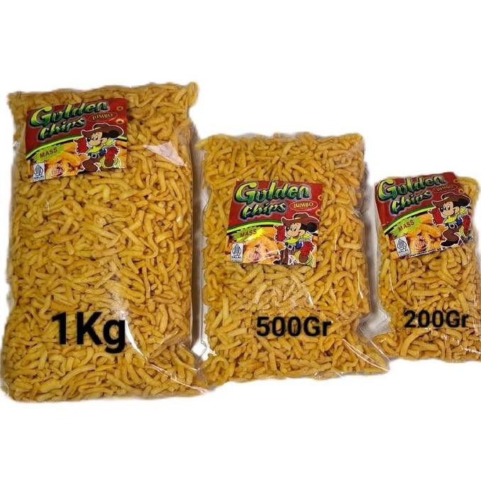 

Snack Kiloan Gurih Renyah Golden/Potato Chips 1Kg Pasti Ori
