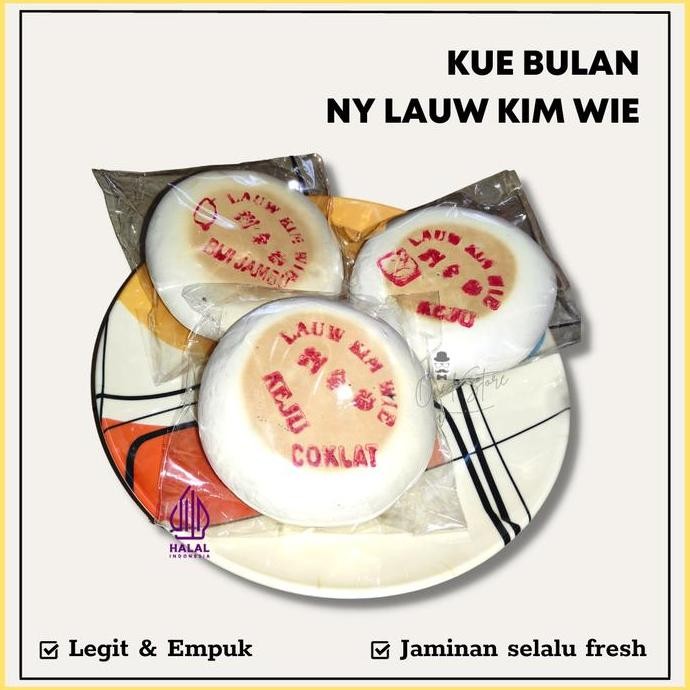 

Kue Bulan Mooncake Tiong Cu Pia LAUW KIM WIE Halal - Oleh-Oleh Khas Stok Terbatas