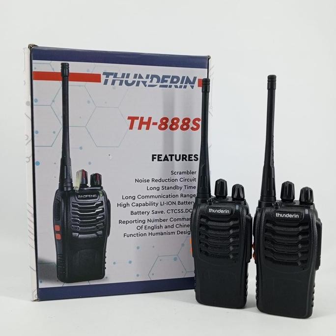 Promo WLAN HT Handy Talkie TH-888s , HT Walkie Talkie SIngle Band VHF / UHF Isi 2 Unit COD