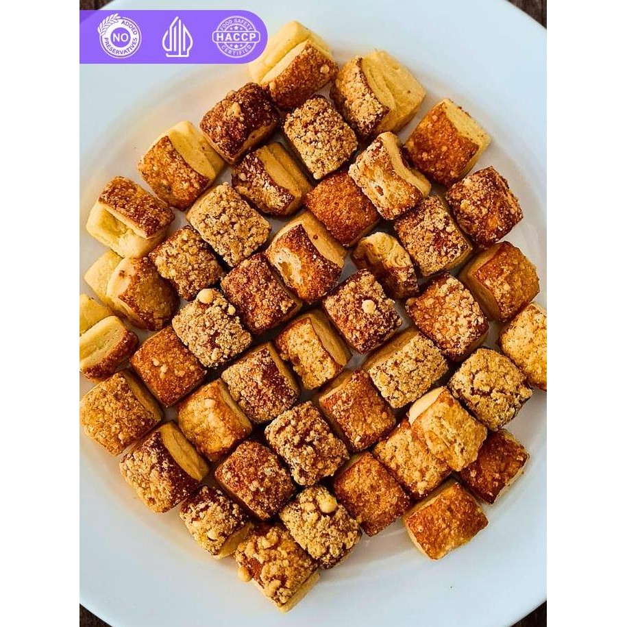 

MISOL Garlic Parmesan Bites 100gr - Kue Kering Gurih Keju & Bawang Stok Terbatas