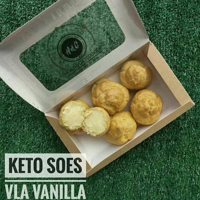 

Keto Soes Choux Pastry Gluten Free | Snack Lumer Keto Diet Friendly Stok Terbatas