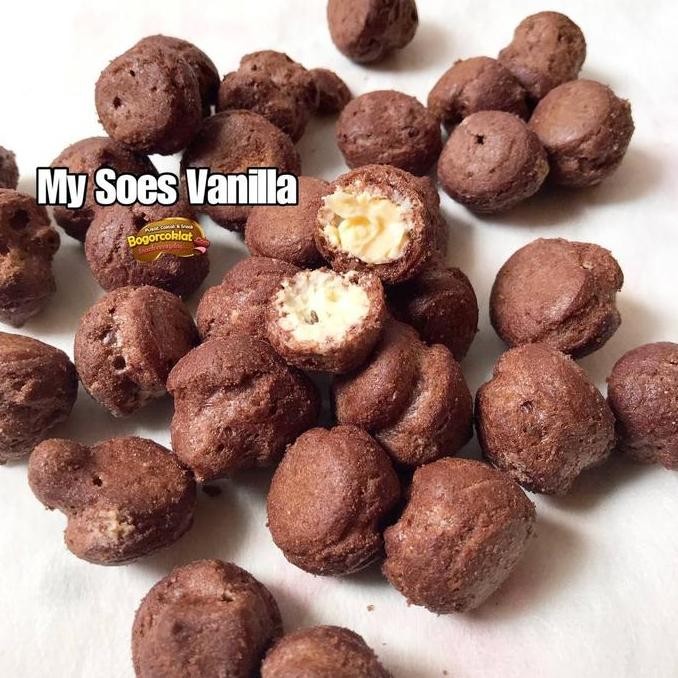 

Snack Soes Vanilla 500gr | Kukis Isi Cream Lembut Kering Stok Terbatas