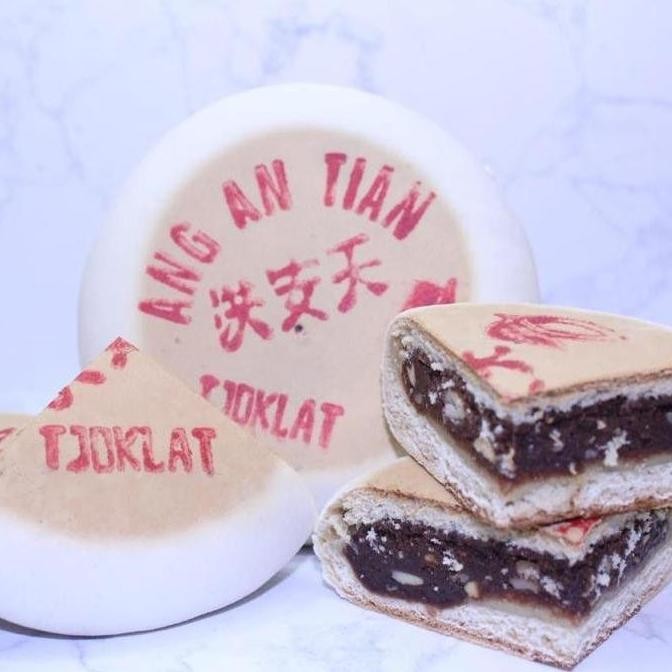 

Kue Bulan Mooncake Tongcupia Ang An Tian Asli - Pia Tradisional Isi Manis Stok Terbatas