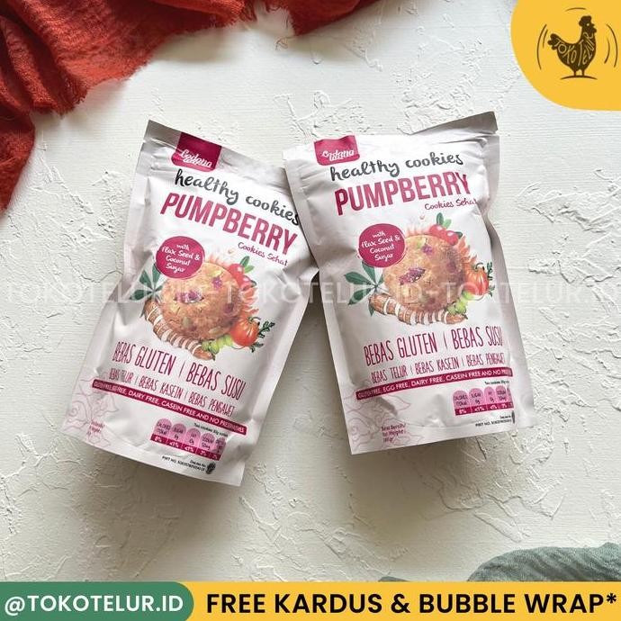 

LADANG LIMA Gluten Free Pumpberry Cookies 180gr - Kukis Sehat Buah Stok Terbatas