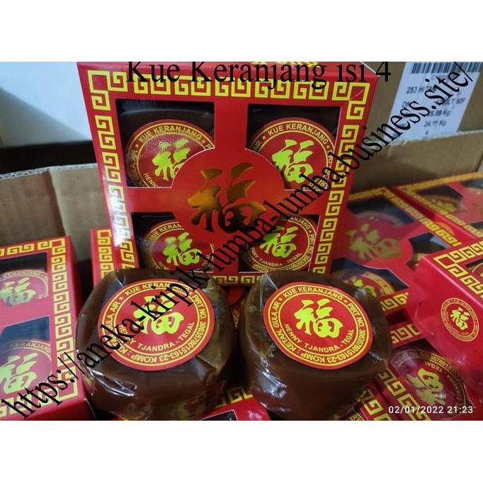 

Kue Keranjang Asli Tegal Henny Tjandra Isi 4 - Kue Imlek Premium Stok Terbatas