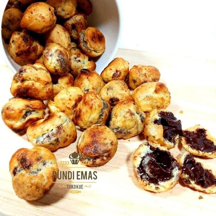 

Kue Soes Kering Coklat Lumer 250gr - Keju Tunas Keju Spesial Stok Terbatas