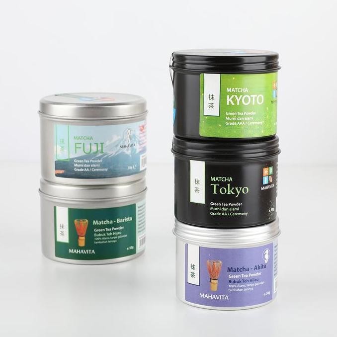 

Matcha Kyoto Mahavita Pure Ceremonial Green Tea Powder Lot #25 Pasti Promo