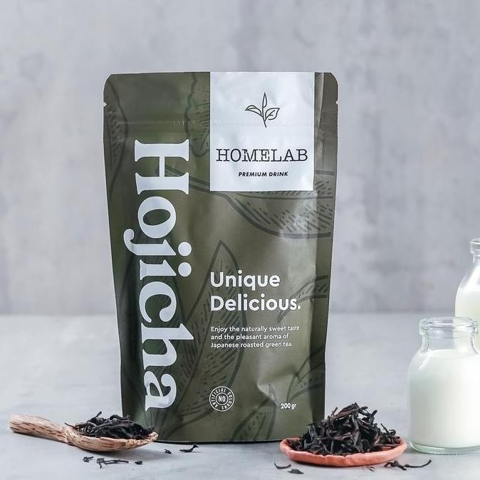 

Homelab Bubuk Minuman Hojicha Premium / Roasted Green Tea Hojicha Powder - 200G Pasti Promo