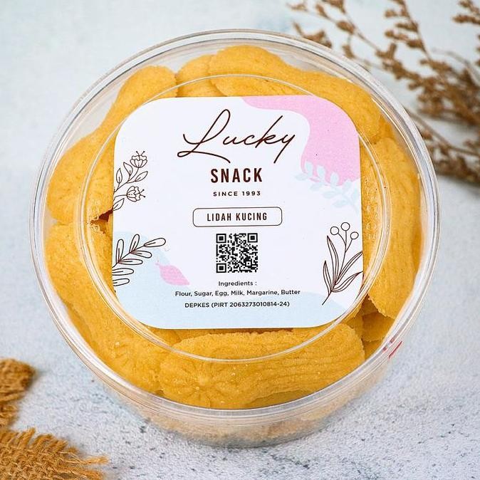 

Kue Kering Lebaran Lidah Kucing Wisman Nastar 250 Gram Stok Terbatas