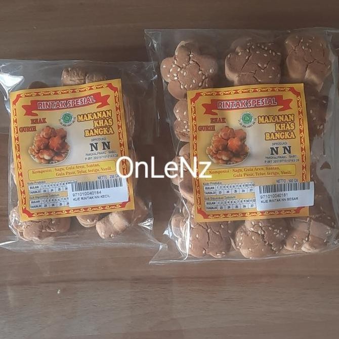 

Kue Rintak Kecil Bangka - Camilan Khas Renyah Tradisional Stok Terbatas