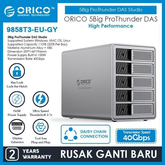 UP ORICO Big RAID / Pro RAID DAS Solution / DAS Studio / ProThunder 2bay 4bay 5bay MultiBay HDD Encl