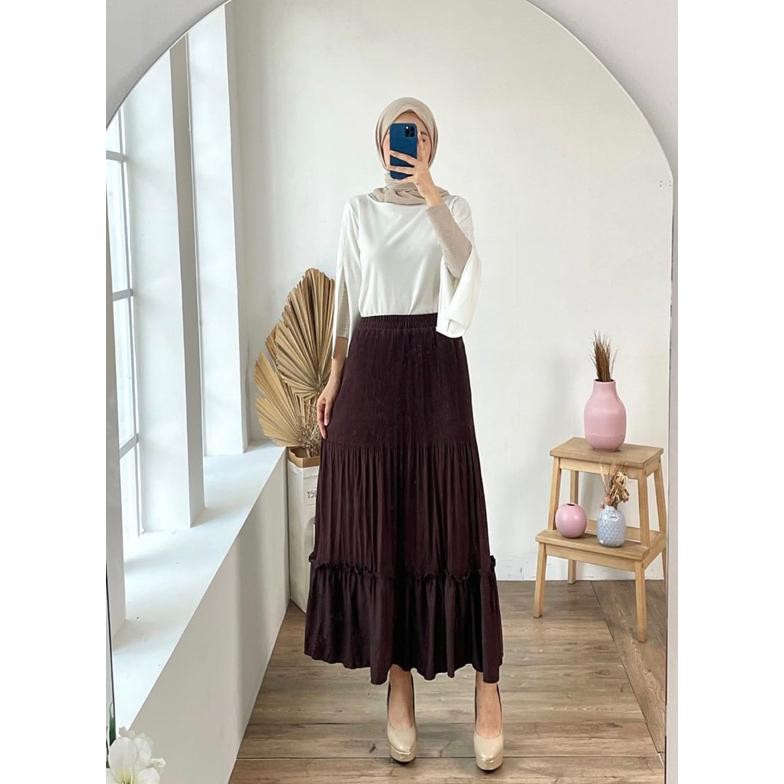 Berkualitas ROK SUSUN CLARA ROK CANDA ROK TUTU TINGKAT ROK POLOS CANTIK KERJA VIRAL GROSIR PGMTA MOD