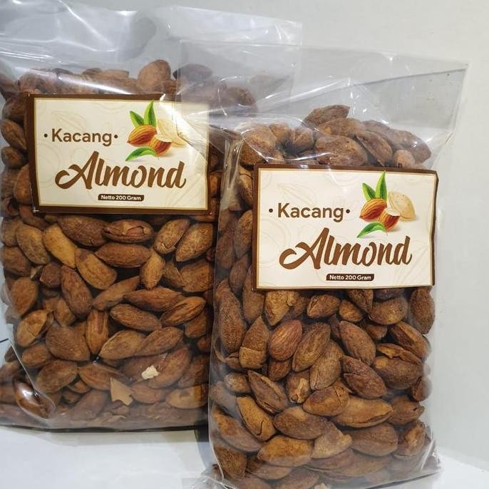 

Kacang Almond Panggang 1 Kg Roasted Cangkang Terlaris