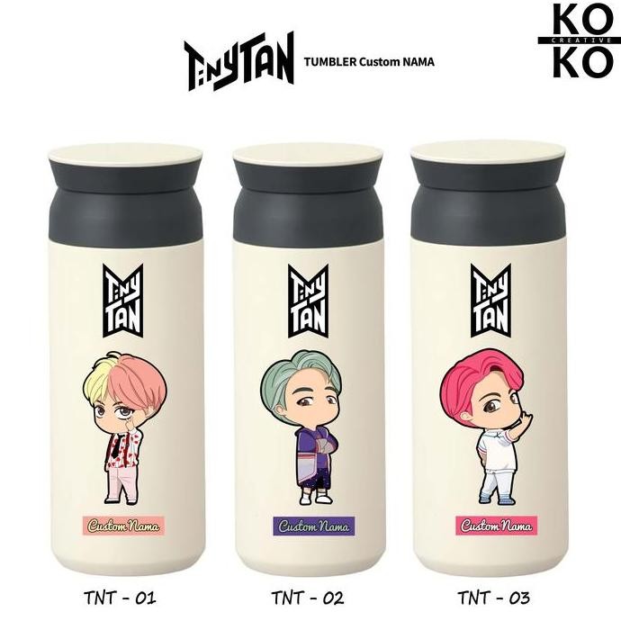 Tumbler Travel Bts Tiny Tan Custom Nama