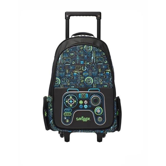 Smiggle Backpack Trolley Virtual Game/New/Tas Koper Anak Cowok/Hadiah