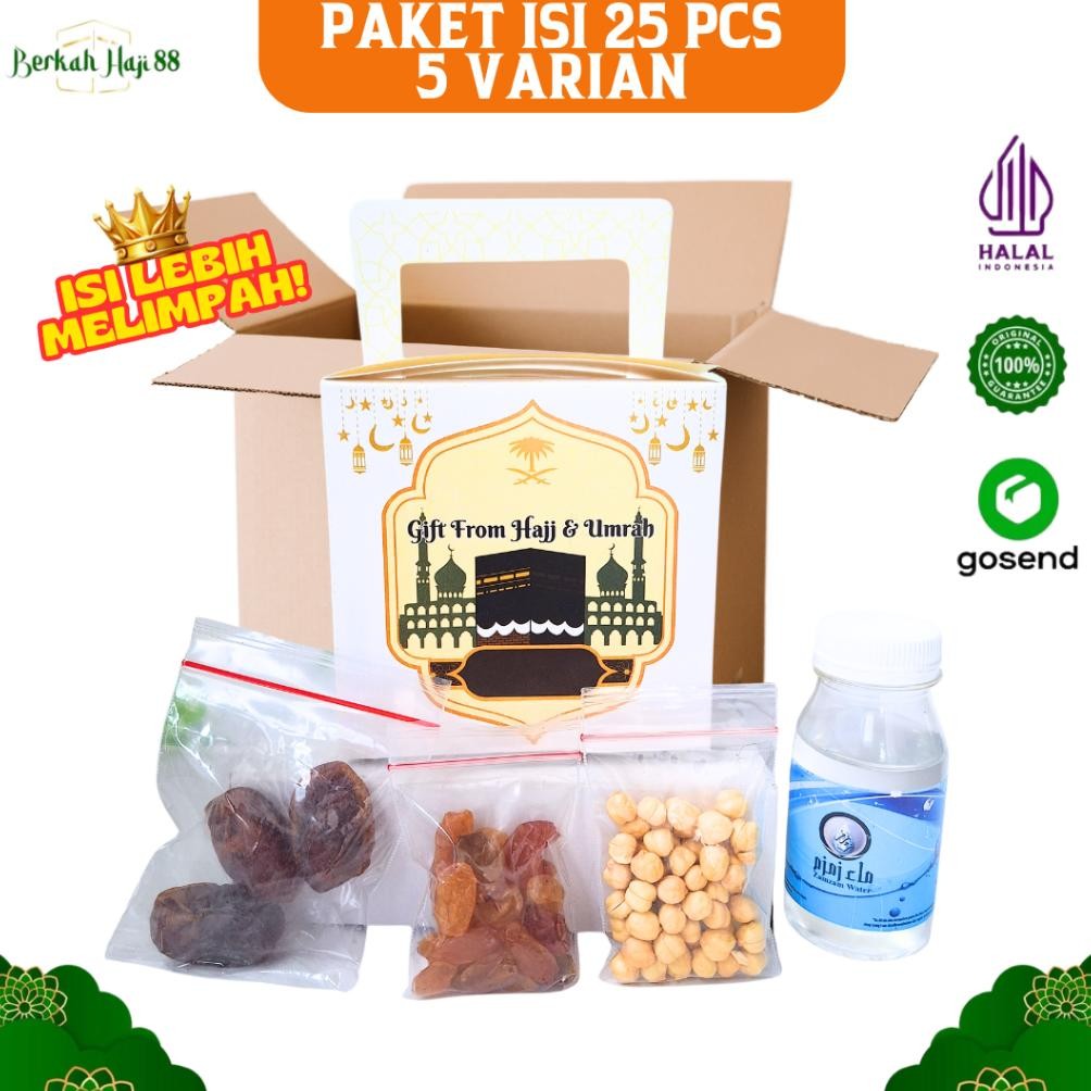

Paket Hemat Oleh Oleh Haji Dan Umroh Dus Box Per 25 Pcs