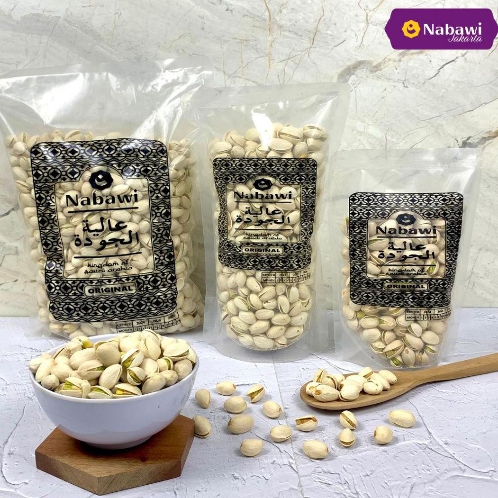

Kacang Fustuk/Kacang Pistachio Kiloan Kemasan 1Kg Dan 500Gr Oleh Oleh Haji Umroh Nabawi Jakarta