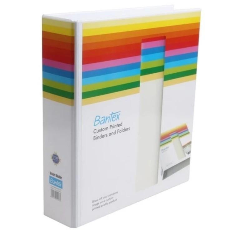 

Ordner Bantex Insert Ring Binder 2 Ring A4 White 855207 Putih 52Mm