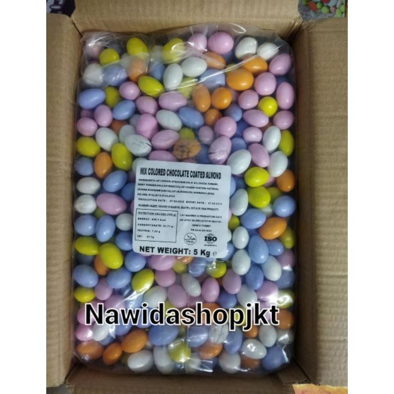 Coklat Isi Almond Turki 1 Kg Cokelat Leblebi Diyari Oleh Oleh Haji Umroh