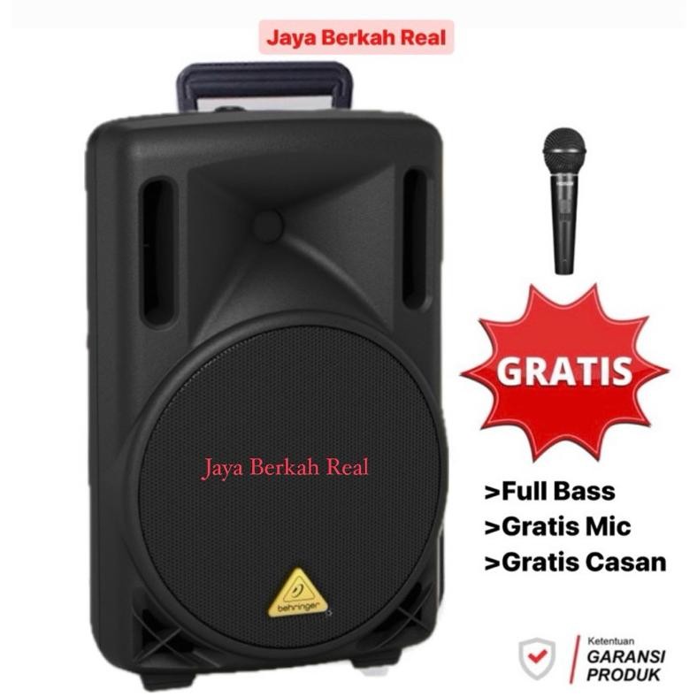 DISKON Speaker Karaoke Bluetooth Gratis Mic Ukuran Jumbo Full Bass Suara Jernih / Salon Aktif Polytr