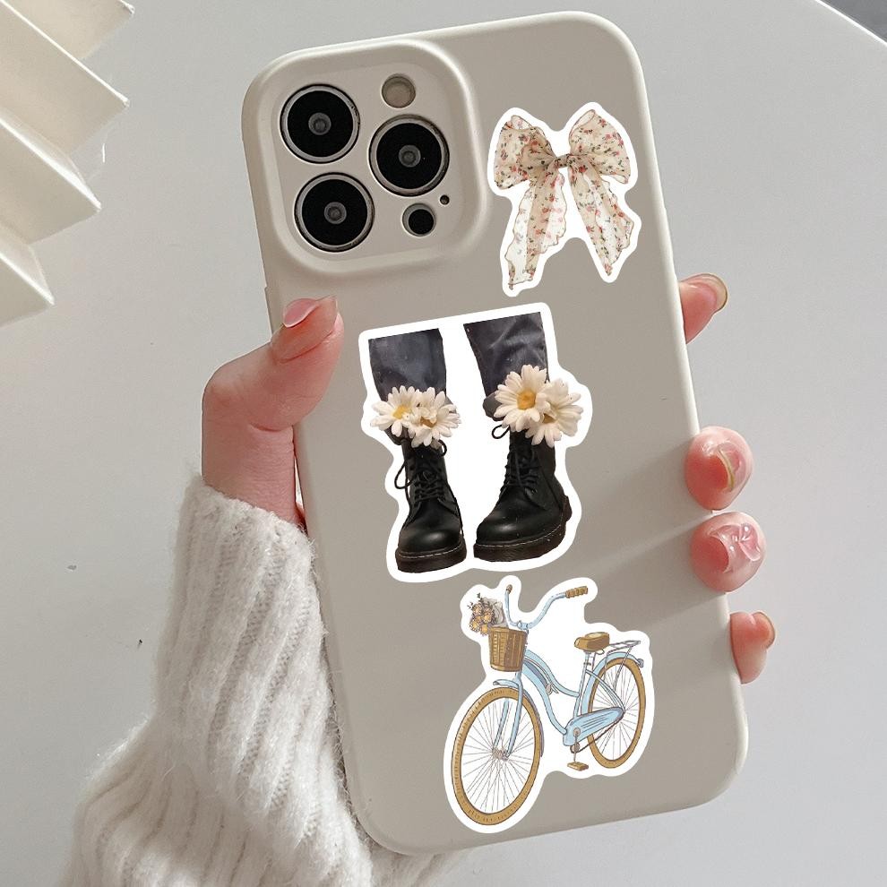 

Stiker Set Stiker Paket New Gaya retro feminin Stiker Y2K lucu rok Anti Air Stikers Berperekat Waterproof sticker decal buat Motor Helm Buku Journal Koper Casing HP Laptop Botol Minum YQ-73