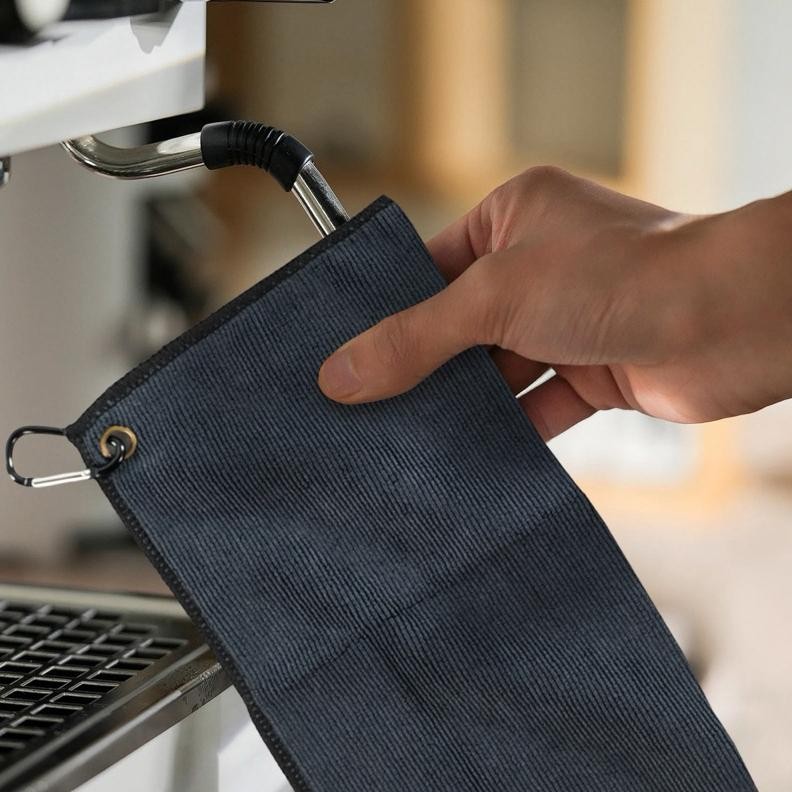 potongan harga MHW-3BOMBER Kain lap tebal meja mesin kopi microfiber ukuran 30x30cm