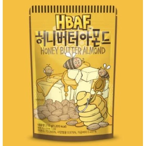 

RPS HBAF TOM's FARM ORIGINAL Honey Butter Almond Korean 210g
