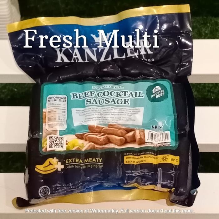 

Ff Sosis Premium Kanzler Beef Cocktail 500Gr / Kanzler Beef Cocktail