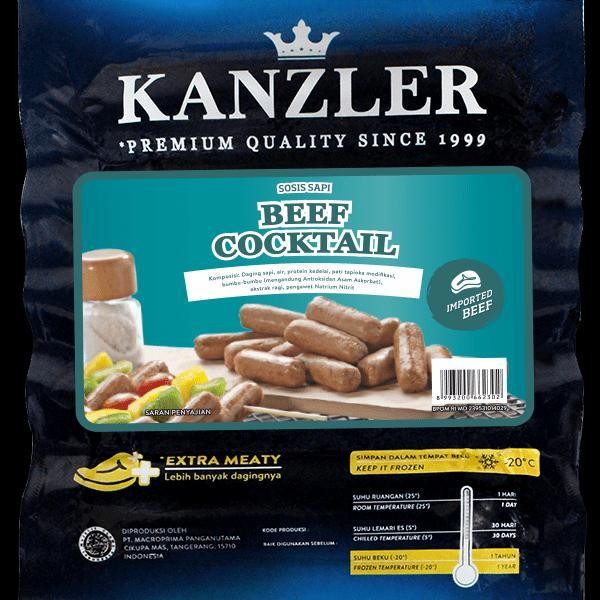 

Rps Kanzler Beef Cocktail Sausage Sosis Sapi Kanzler 500 Gram