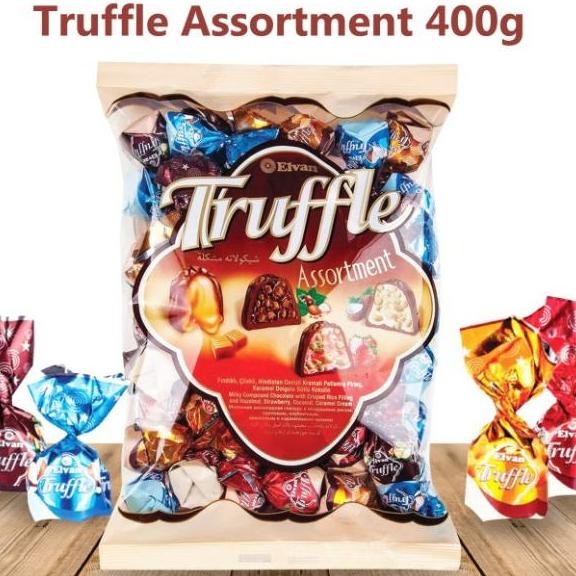 

RPS Coklat Arab Turki Elvan Truffle Chocolate Assortment Caramel Hazelnut Coconut Strawberry 400gr