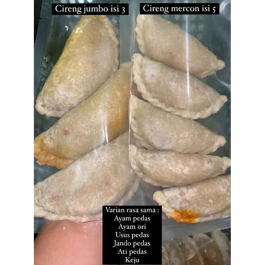 

RPS 2 PACK CIRENG MERCON UMAFOOD ISI AYAM/JANDO/USUS/ATI/KEJU