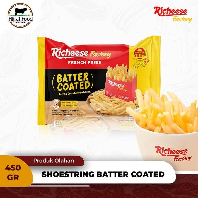 

RPS Richeese French Fries Batter Coated | Kentang Goreng Tasty & Crunchy - 450 gr