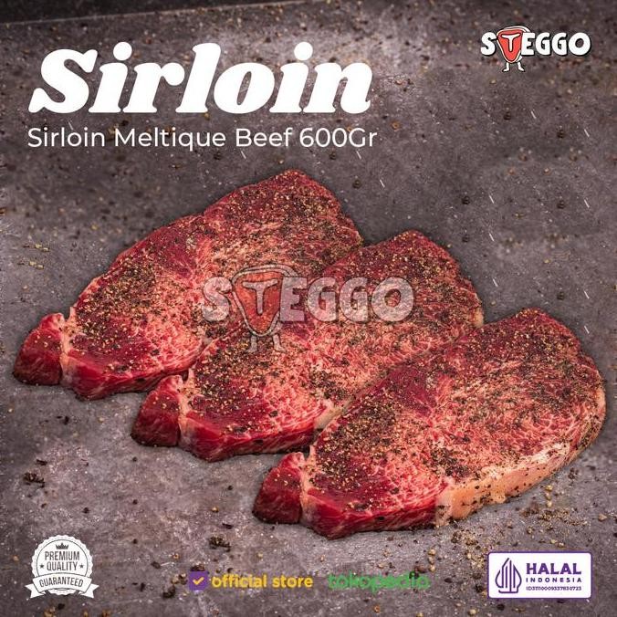 

Sirloin Beef Steak Premium 600Gr Steggo (100% Halal Dan Nikmat) Terlaris