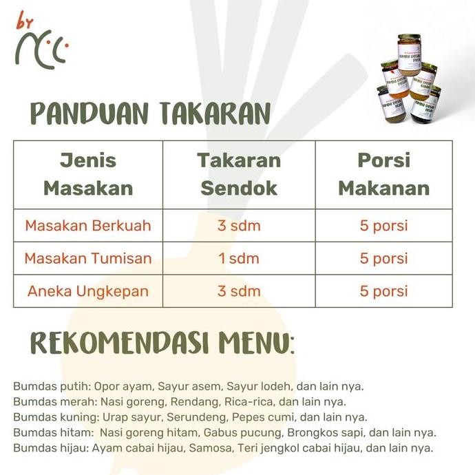 

By Ncc Bumbu Dasar Putih / Kuning / Merah / Hijau / Hitam 300Gr Pasti Promo