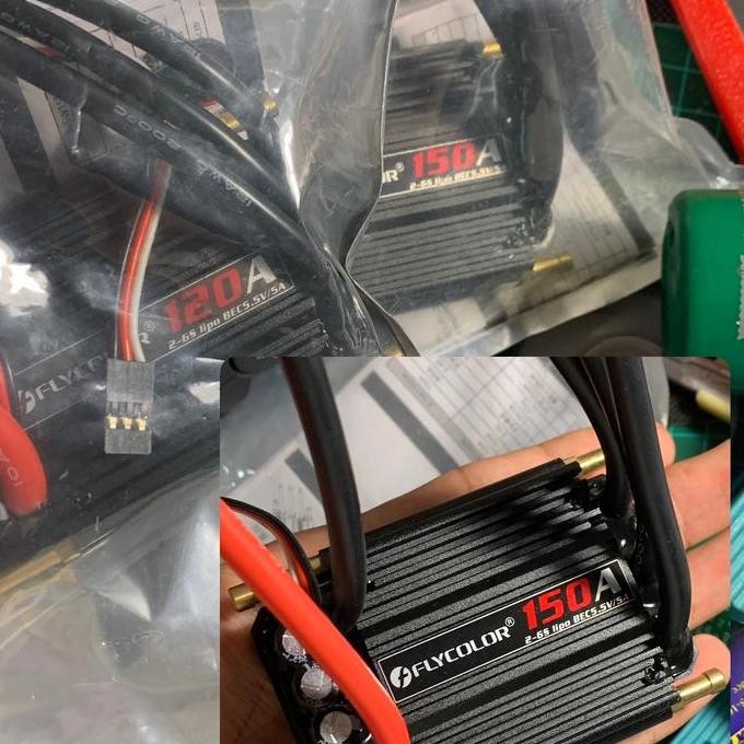 Esc Flycolor 150A 2-6S Lipo  Esc Rc Boat Kualitas Terbaik Harga Termurah