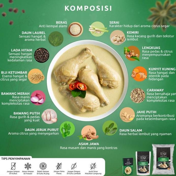 

Bumbu Opor Seasoning - Cairo Food 100 Gr Pasti Ori