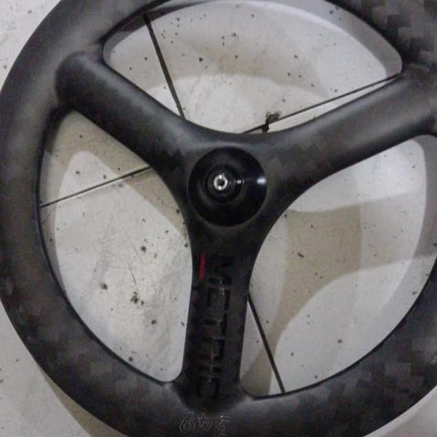 Ve Sepeda Wheelset Trispok Threespoke 3Spoke Carbon 16 349 Metric