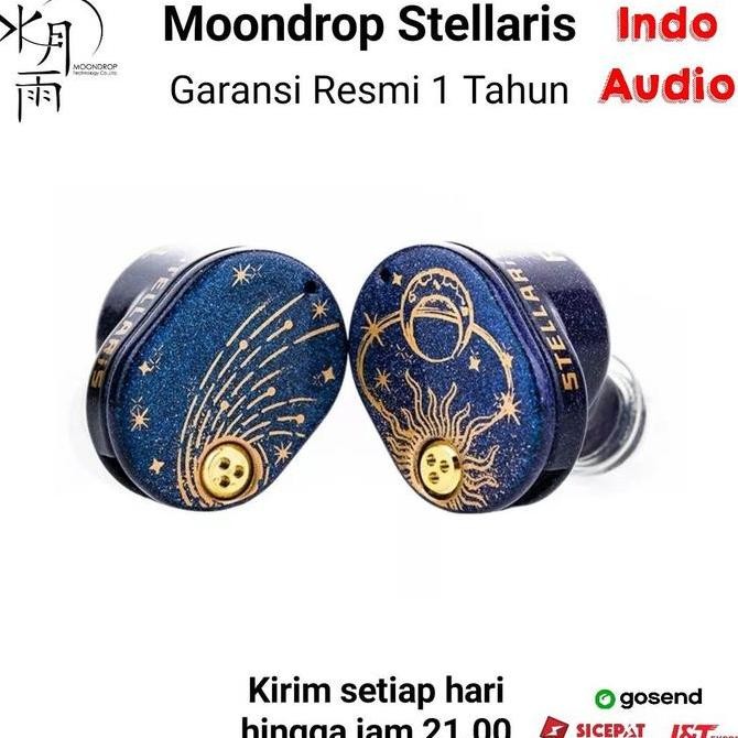 Tersedia MOONDROP STELLARIS Planar Magnetic Driver IEM In Ear Monitor Earphone